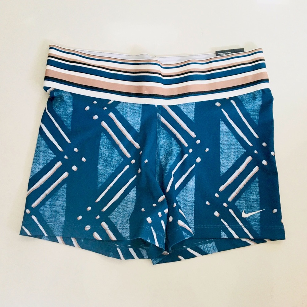 Nike PRO tight fit training shorts leggings hot pants RARE print